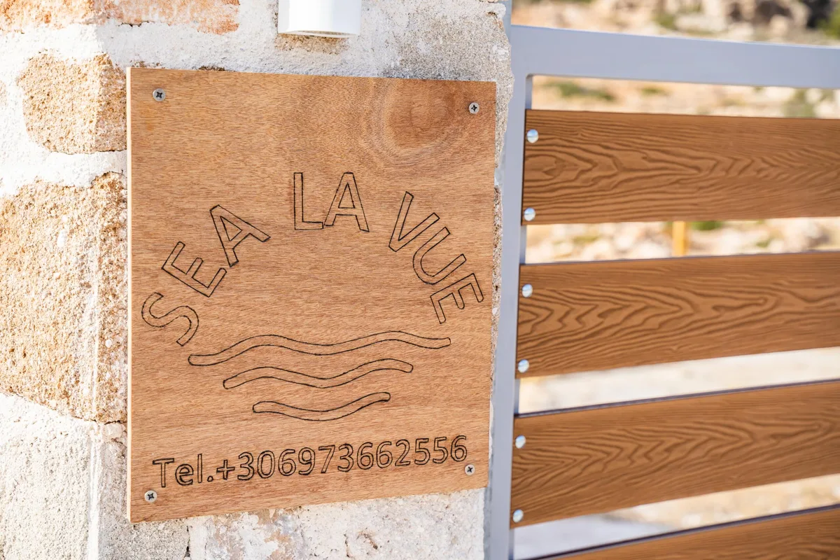 Sea La Vue entrance in Lefkos, Karpathos